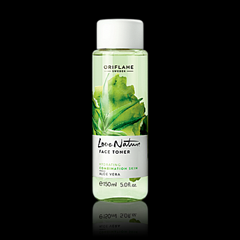 Tonizačná voda Love Nature s výťažkom z aloe vera